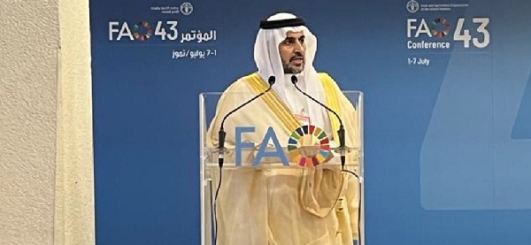 المملكة تؤكد دعم «الفاو» لتحقيق الأمن المائي والغذائي ومكافحة الجوع والفقر محليًا وإقليميًا ودوليًا
