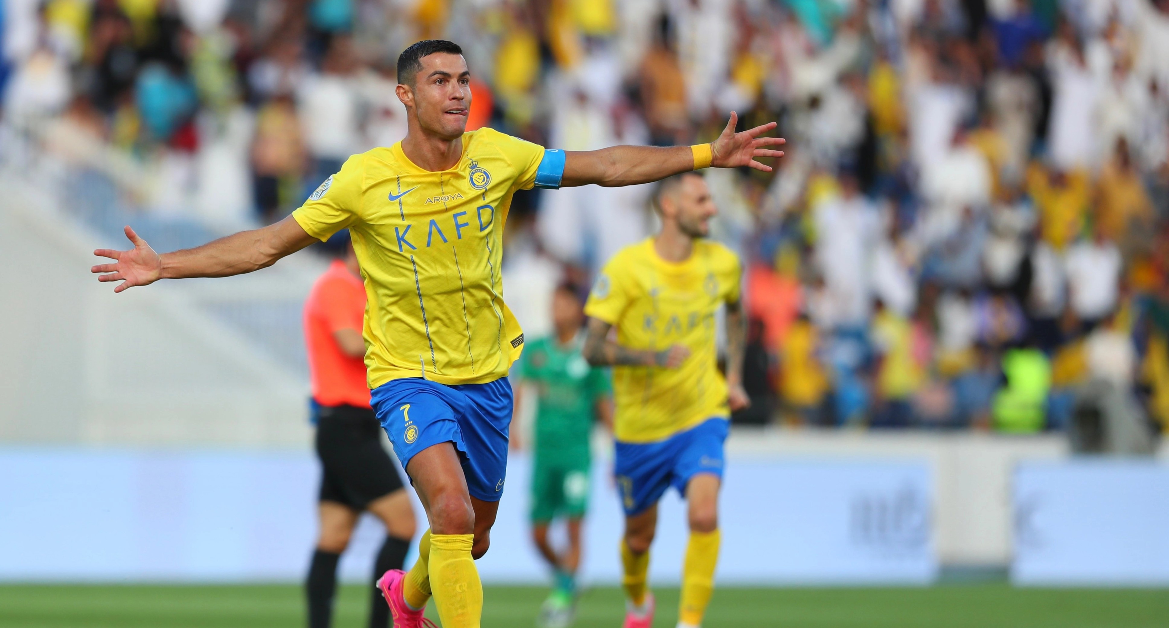 كأس الملك سلمان.. ثلاثية مثيرة للنصر في شباك الرجاء بالشوط الأول