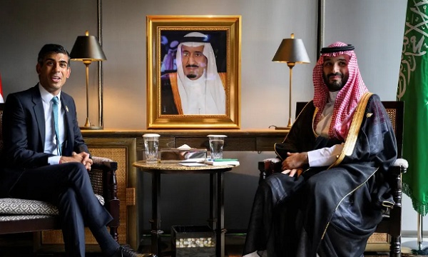 رئيس وزراء بريطانيا لولي العهد: نتطلع لتعميق العلاقات طويلة الأمد مع المملكة 