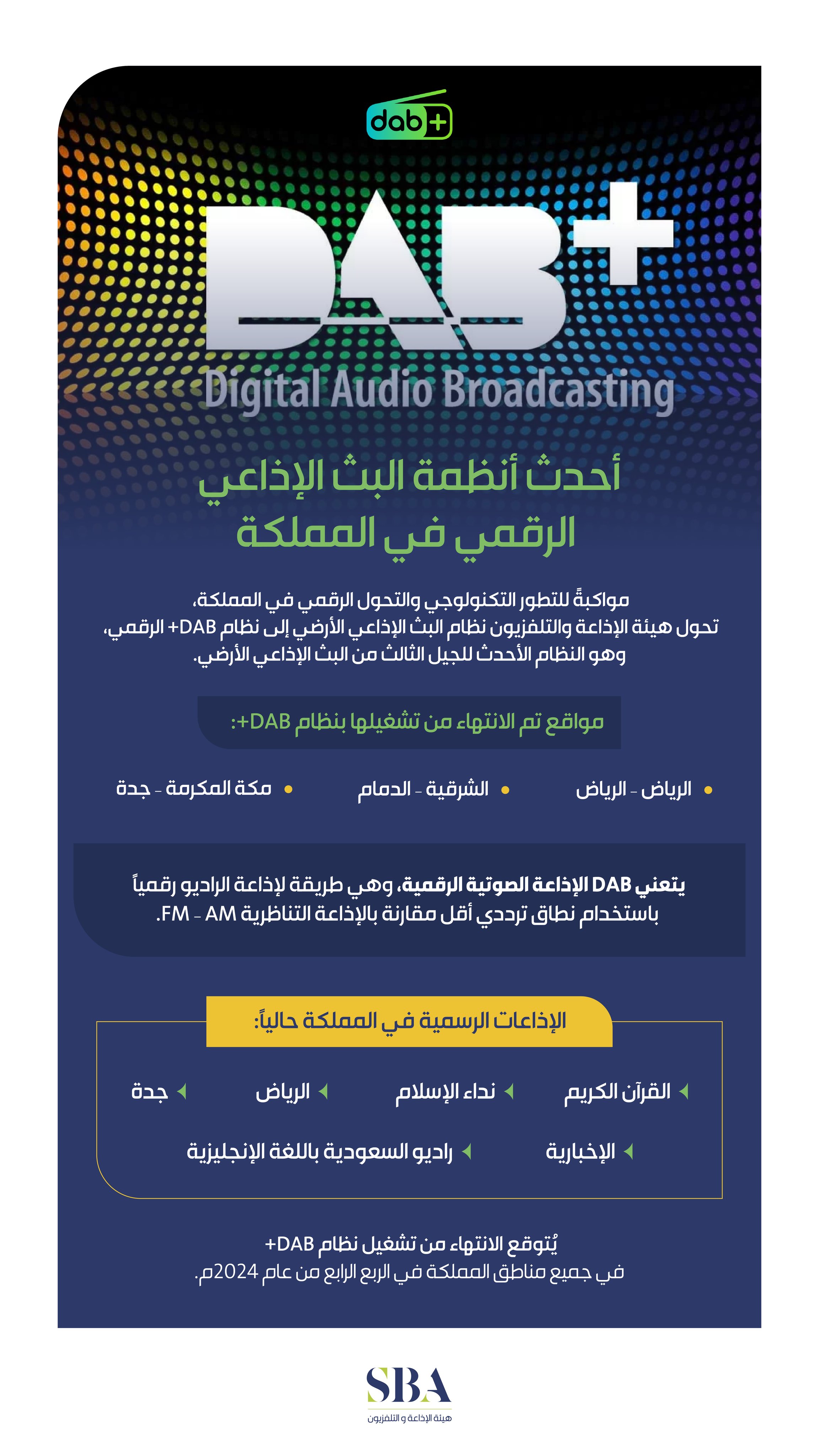 نظام البث الإذاعي الرقمي +DAB
