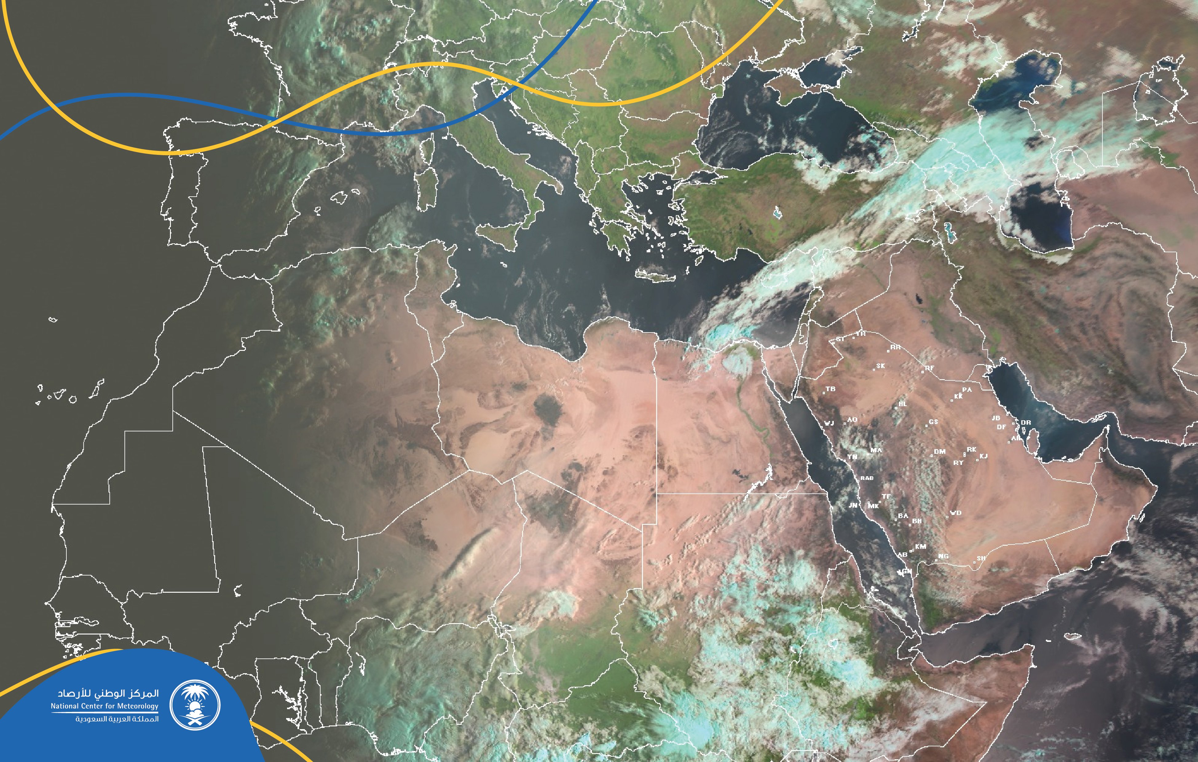 «الأرصاد» يكشف تأثير العاصفة «دانيال» على أجواء المملكة


