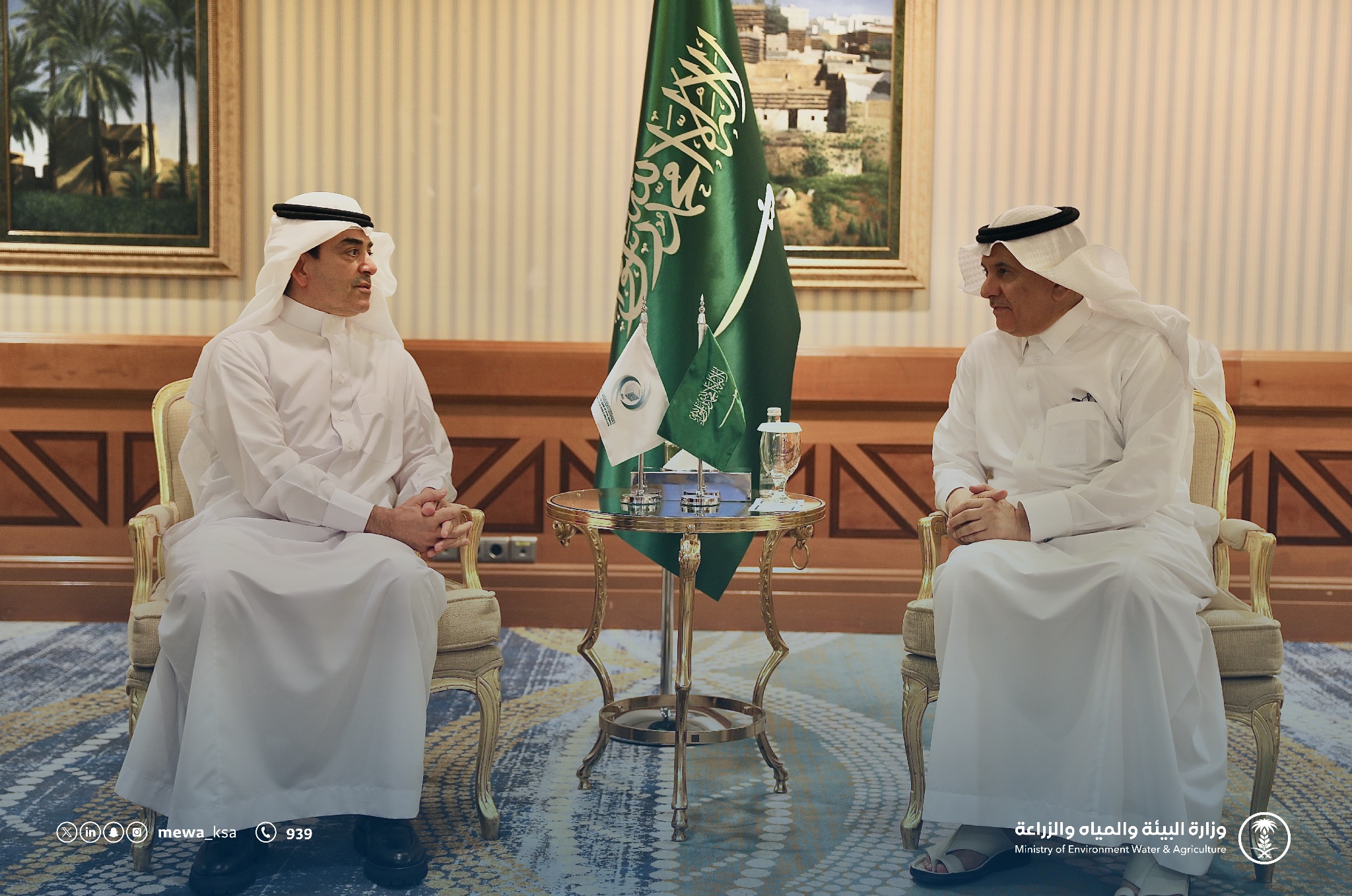 وزير البيئة والمياه والزراعة لمدير عام «الإيسيسكو»: حريصون على تطوير التعاون مع المنظمة