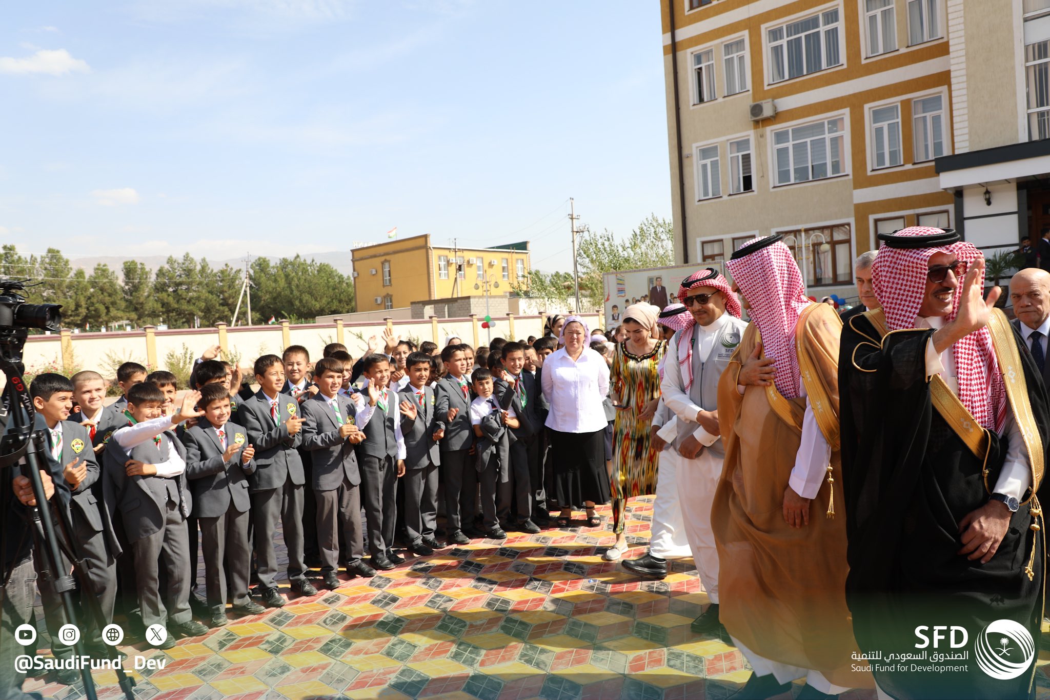  الصندوق السعودي للتنمية يفتتح مدرسة حكومية في طاجيكستان