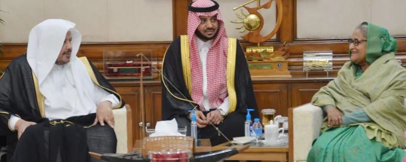 رئيس مجلس الشورى يلتقي رئيسة وزراء بنغلاديش