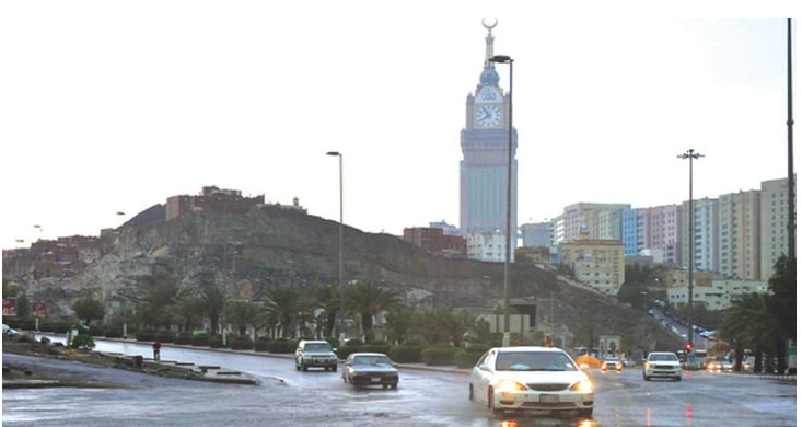 إنذار أحمر بهطول الأمطار على عدد من محافظات مكة المكرمة