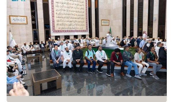 مجمع «المصحف الشريف» يستقبل ضيوف برنامج خادم الحرمين الشريفين للعمرة والزيارة