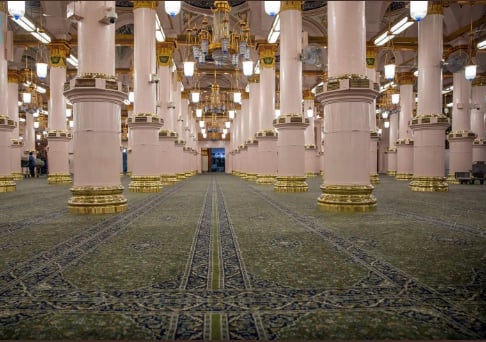 الهيئة العامة للعناية بشؤون المسجد النبوي تهيئ الروضة الشريفة لاستقبال شهر رمضان