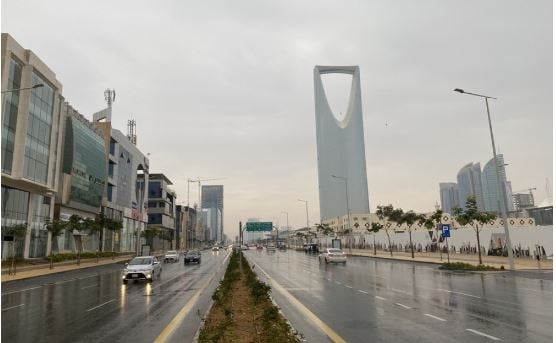 «الأرصاد»: حالة مطرية تستمر حتى الإثنين المقبل على أجزاء من منطقة الرياض