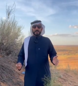ناشط بيئي: صحراء النفود شمال حائل عادت لما كانت عليه قبل 40 سنة
