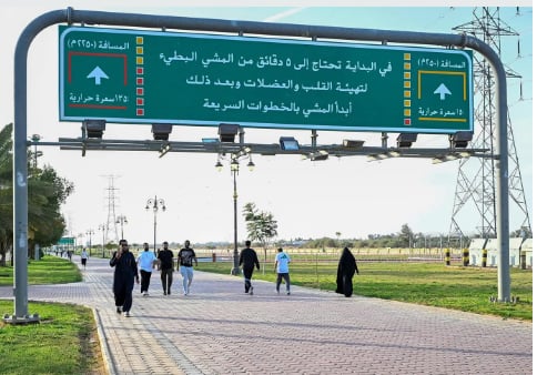 رياضة المشي قبل ساعات الإفطار.. عادة رمضانية تستهوي أهالي تبوك