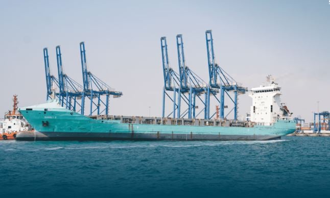 ميناء جدة يحتفي بوصول أول سفينة على الخط الملاحي السعودي «فُلك البحرية»
