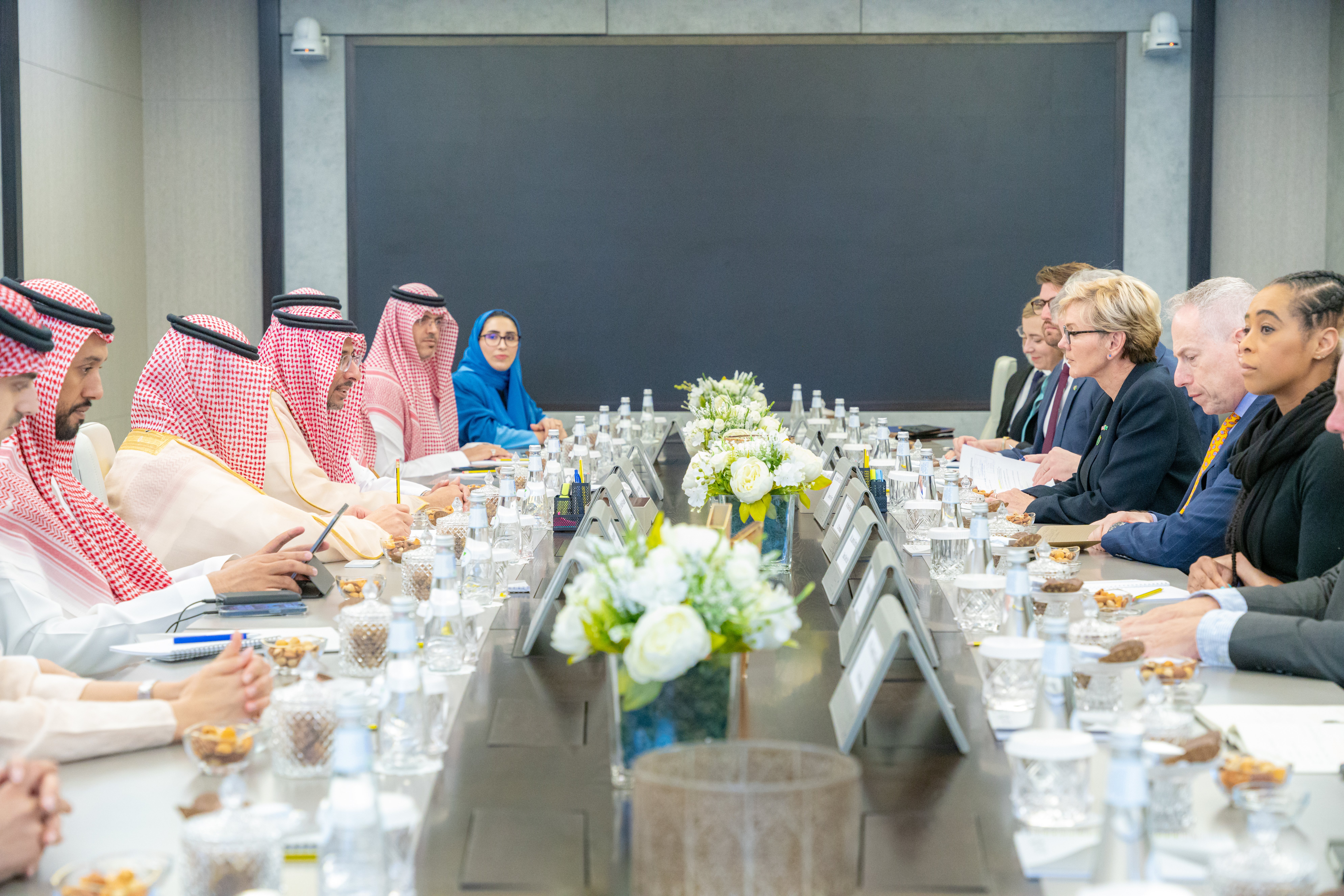 وزير الصناعة يبحث مع وزيرة الطاقة الأمريكية التعاون في مجالي الطاقة النظيفة والمعادن الحرجة

