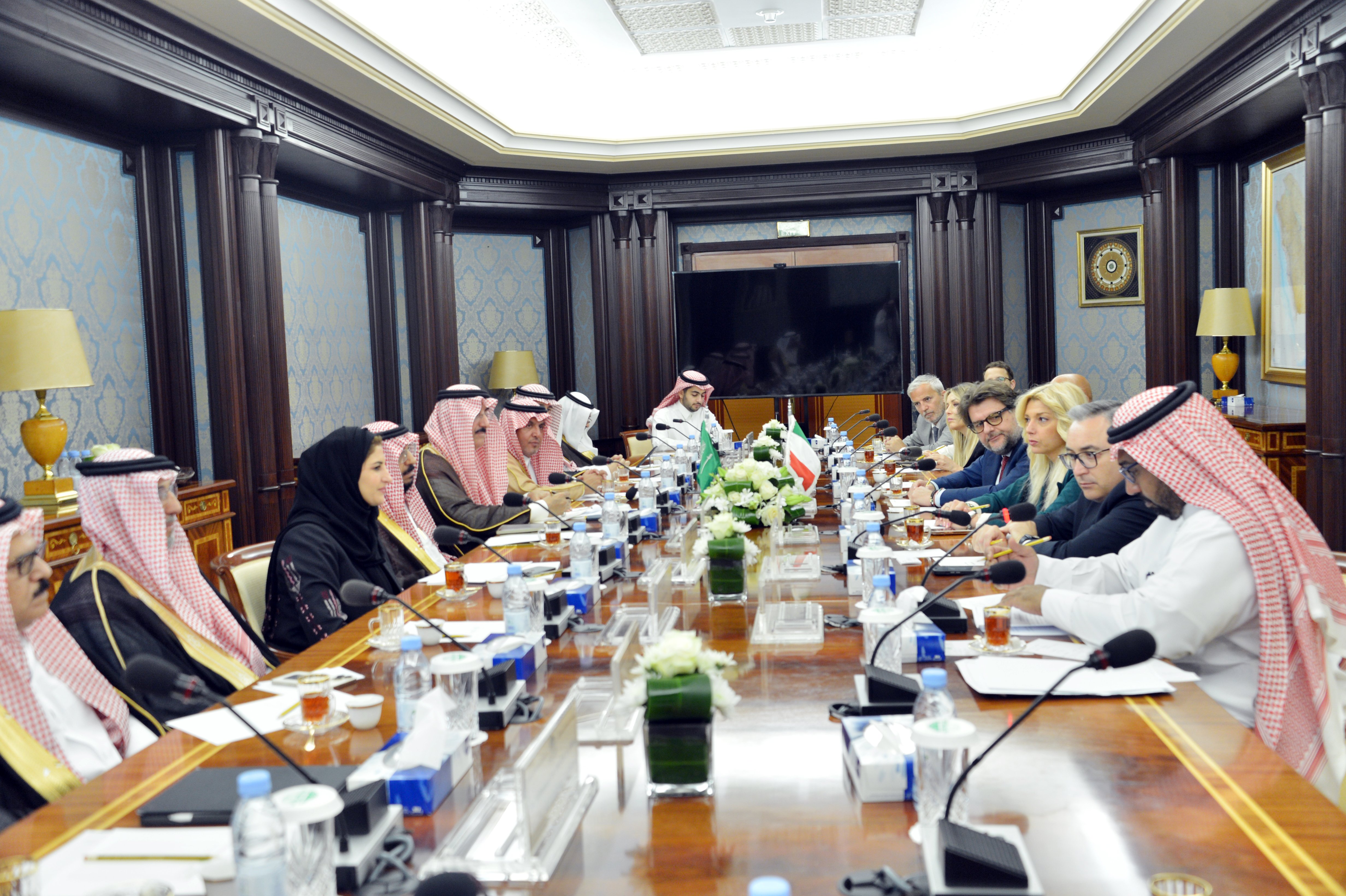 لجنة الصداقة البرلمانية السعودية الإيطالية بـ«الشورى» تجتمع مع نظيرتها في البرلمان الإيطالي


