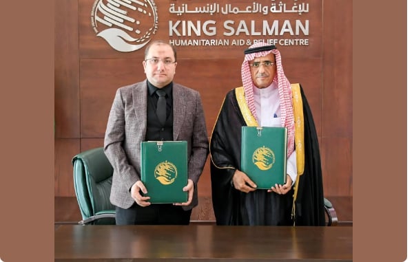 «سلمان للإغاثة» يوقع اتفاقيتي تعاون مشترك في المناطق المتضررة بسوريا وتشغيل مركز الأطراف الصناعية بمحافظة عدن