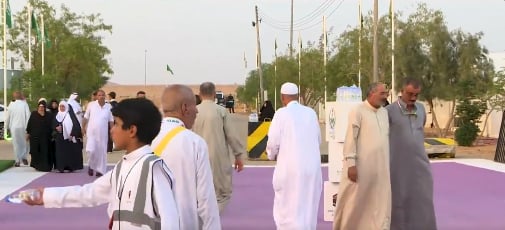 مدينة الحجاج في مركز أبو عجرم تستقبل أولى طلائع ضيوف الرحمن