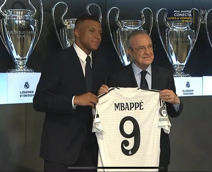 بالفيديو.. ريال مدريد يقدم لاعبه الجديد كيليان مبابي