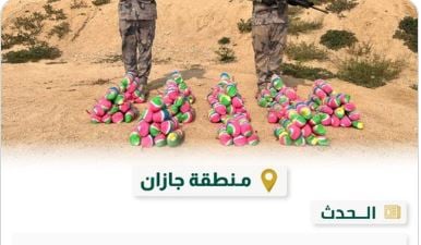 إحباط تهريب 62 كيلوجرامًا من نبات القات المخدر بمنطقة جازان