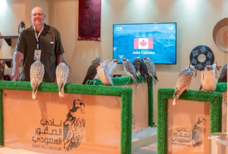  مزرعة كندية تحجز مكانها بمنصة المزاد الدولي لمزارع إنتاج الصقور 2024