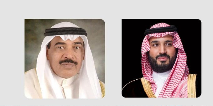 الأمير محمد بن سلمان يُعزّي هاتفيا ولي عهد الكويت في وفاة الشيخ سالم العلي الصباح
