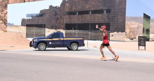 القوات الخاصة للأمن والحماية تنفذ مهامّ أمنية في سباق "لهيب العلا" 2024