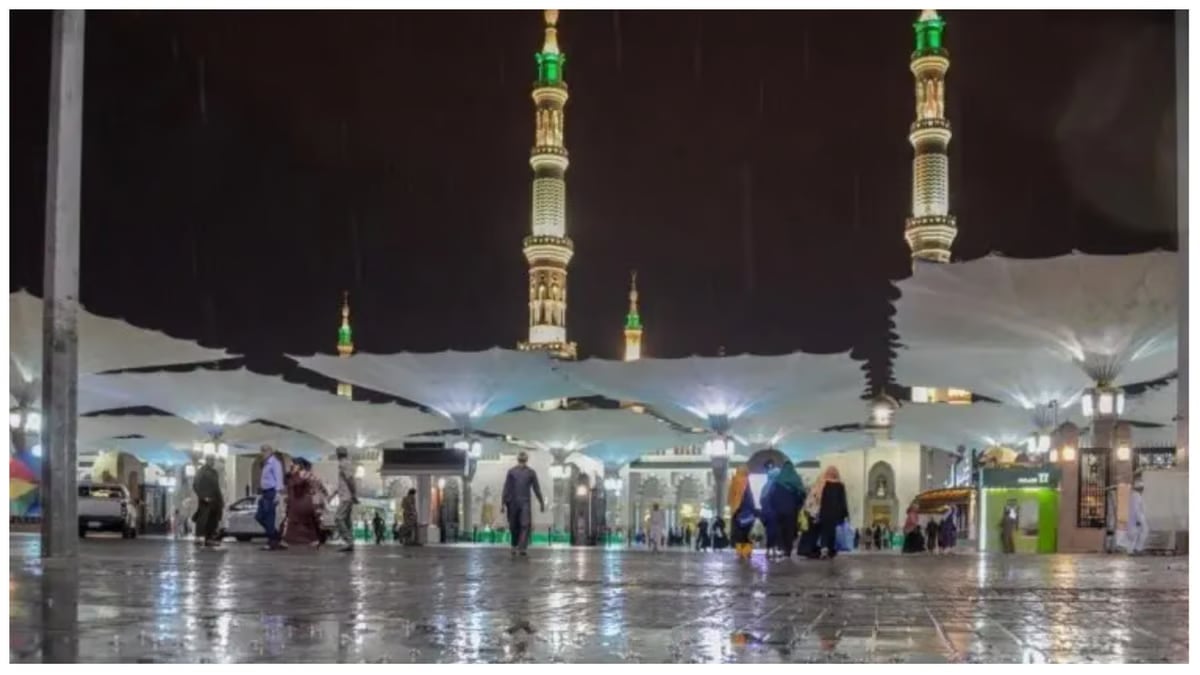 «الأرصاد»: أمطار خفيفة على منطقة المدينة المنورة