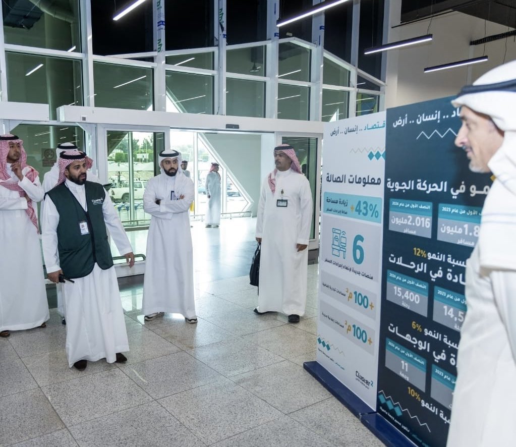 أمير منطقة عسير يتفقد توسعة صالات السفر والمبنى الإداري لمطار أبها الدولي