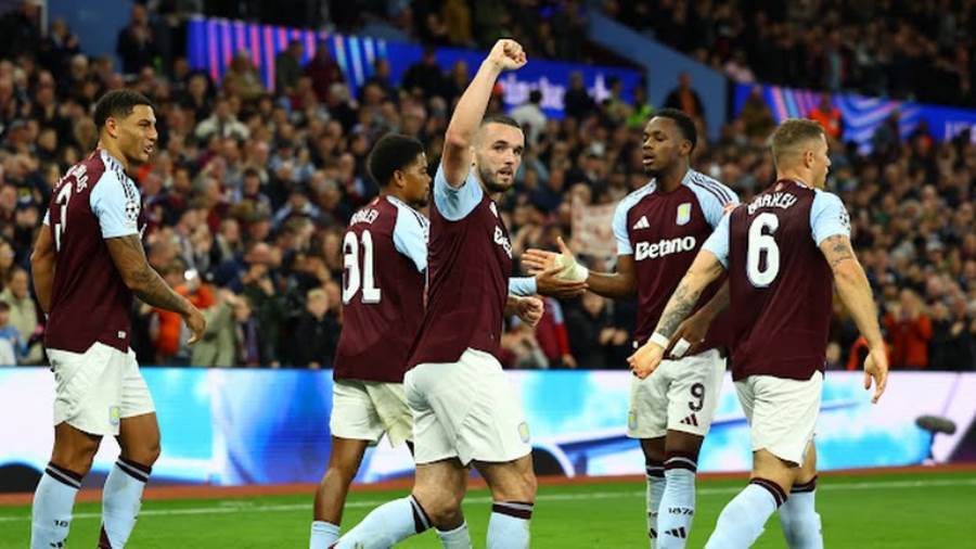 أستون فيلا متصدرًا.. تعرف على ترتيب دوري أبطال أوروبا قبل مباريات اليوم