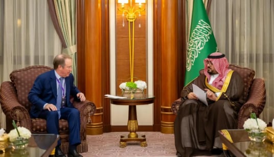وزير الاقتصاد والتخطيط يلتقي الرئيس التنفيذي لشركة مورجان ستانلي