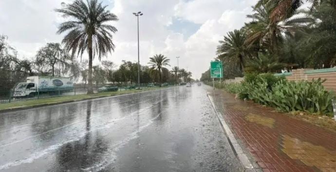 مدينة سكاكا تسجّل أعلى كمية هطول أمطار في منطقة الجوف