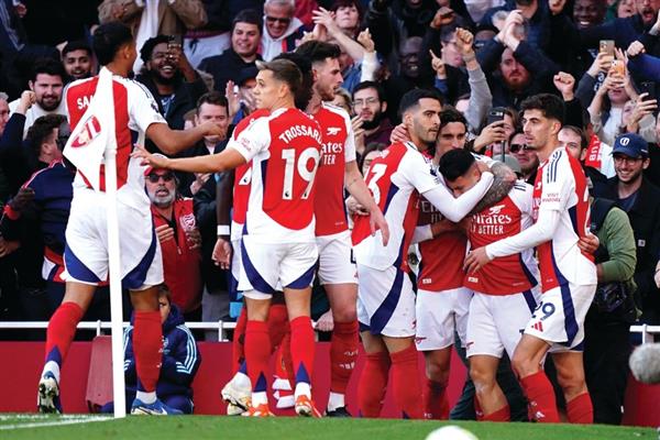 آرسنال ضيفًا على إنتر ميلان في دوري الأبطال