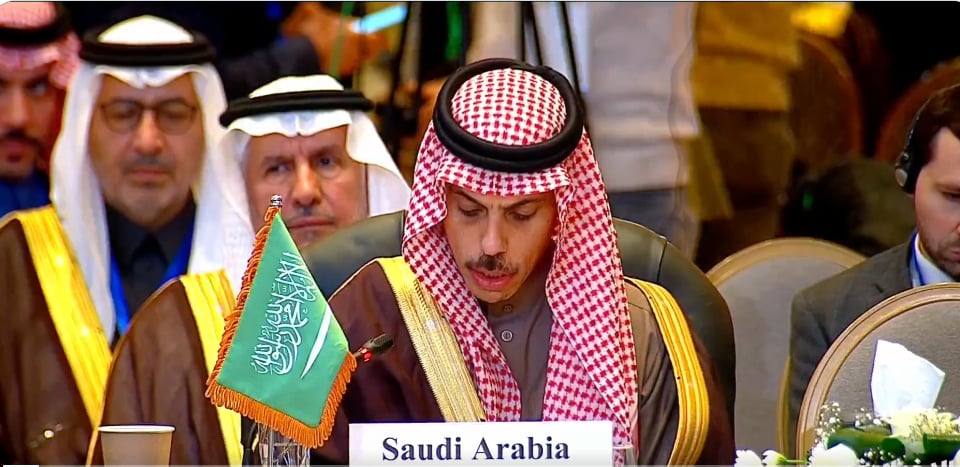 وزير الخارجية: المملكة  لم تدخر جهدًا أو تتأخر في تقديم العون للشعب الفلسطيني