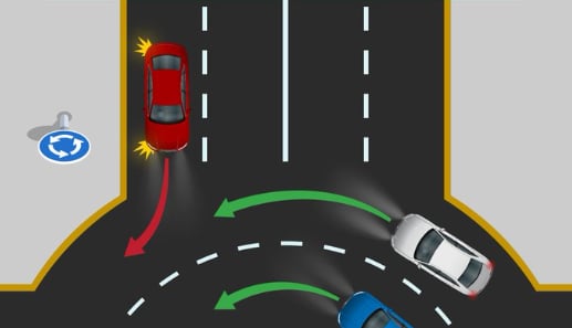 «المرور»: عدم إعطاء أفضلية للمركبات بداخل الدوار يتسبب في عرقلة السير