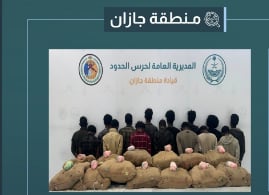 القبض على 15 مخالفًا لتهريبهم 342 كيلوجرامًا من القات بقطاع الدائر