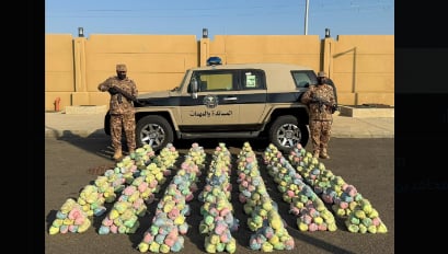 إحباط تهريب 131 كيلوجرامًا من القات المخدر بمنطقة جازان 