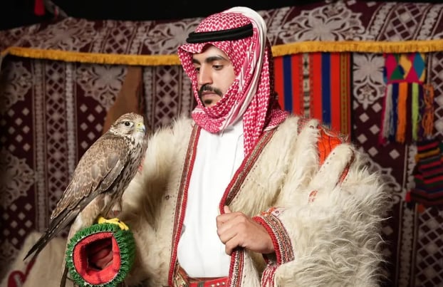 "الجبة " تجذب زوار فعاليات يوم التأسيس في بوليفارد الباحة