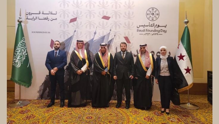 سفارتي المملكة في سوريا وقرغيزستان تحتفلان بيوم التأسيس
