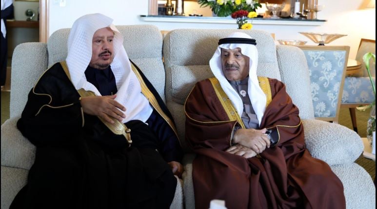 رئيس مجلس الشورى بحث عددٍ من الموضوعات ذات الاهتمام المشترك مع نظيره البحريني
