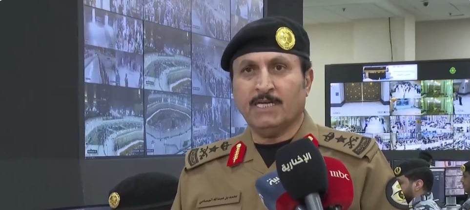 مدير الأمن العام: خطة موسم العمرة في رمضان تركز على دقة التشغيل  