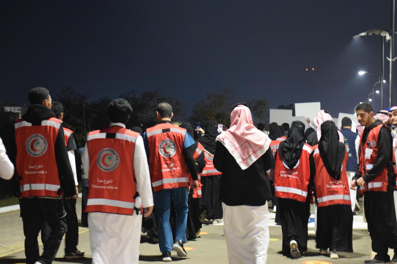 هيئة الهلال الأحمر السعودي بالباحة تُشارك بـ 76 متطوعًا في مبادرة «صم بصحة»  