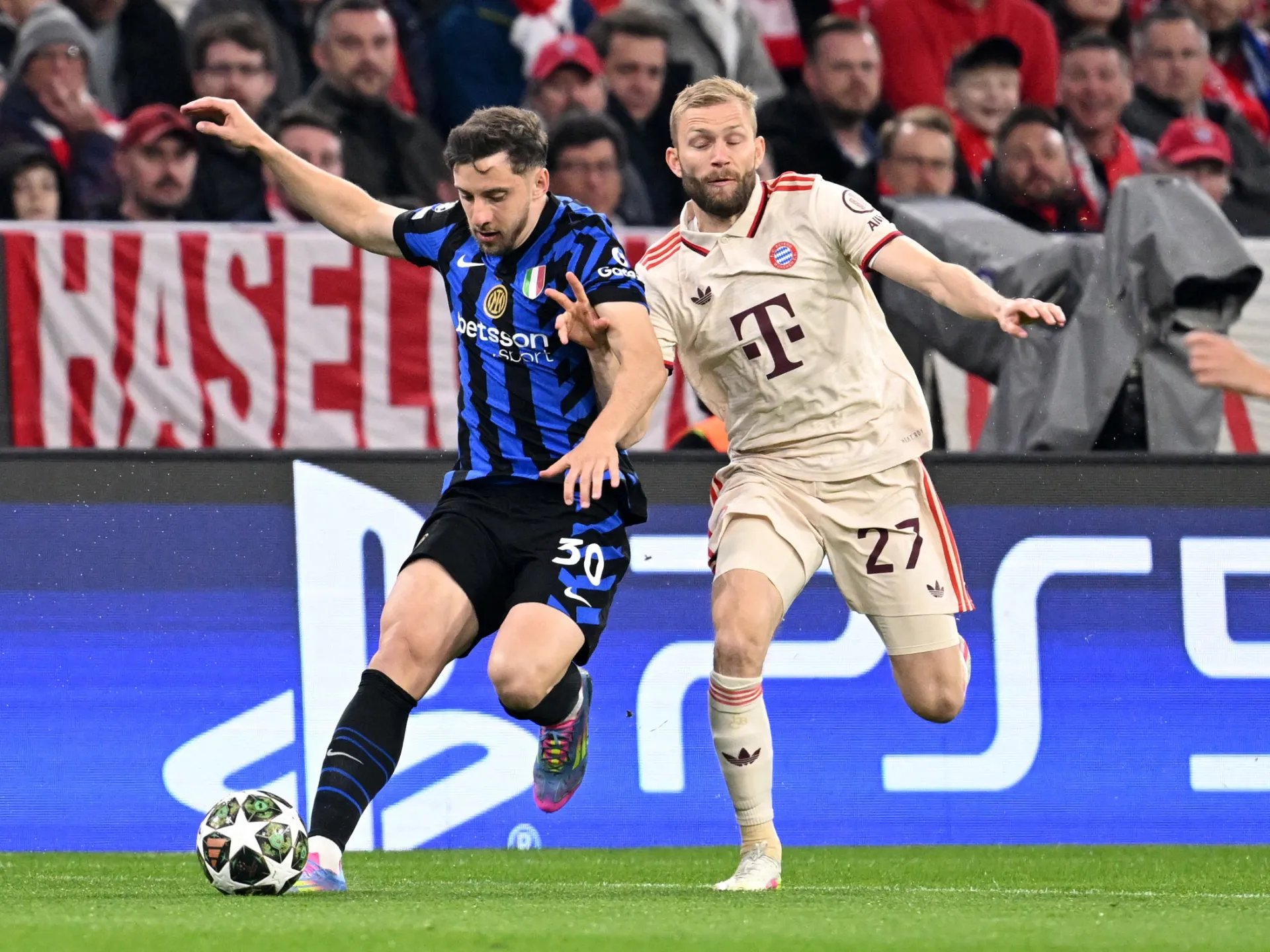 بايرن ميونخ ضيفًا على إنتر ميلان في دوري الأبطال