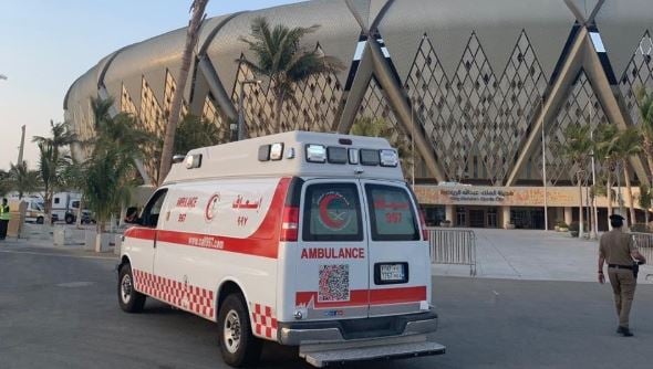 «الهلال الأحمر»: 450 اتصالًا و70 حالة إسعافية خلال نهائي الأهلي وكاواساكي في جدة