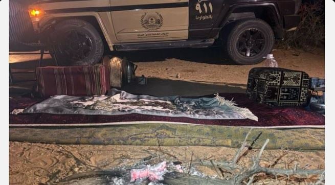 ضبط مخالف لنظام البيئة لإشعاله النار في أراضي الغطاء النباتي بالشرقية