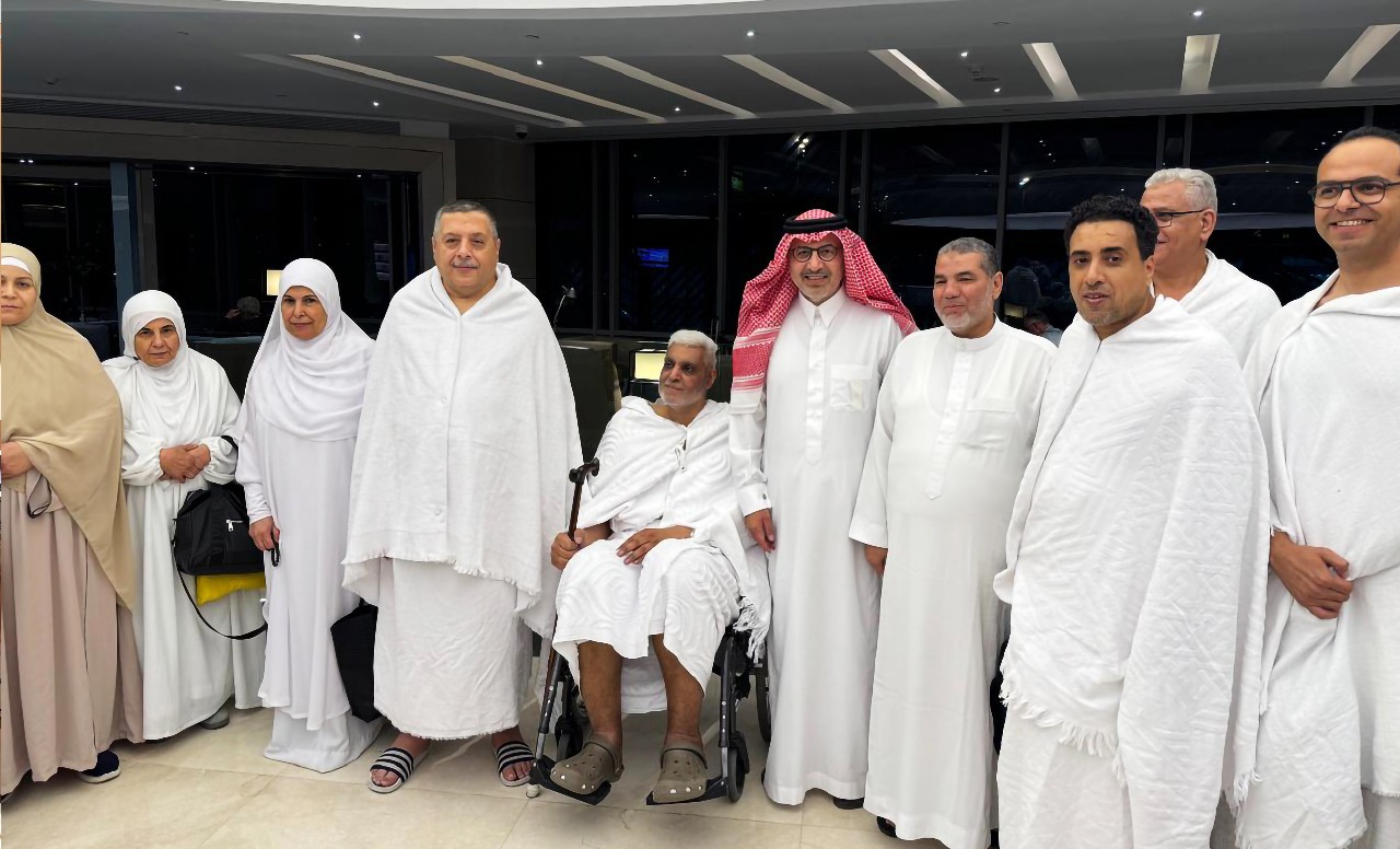 السفير «الحصيني» يودّع ضيوف برنامج خادم الحرمين الشريفين من حجاج مصر   