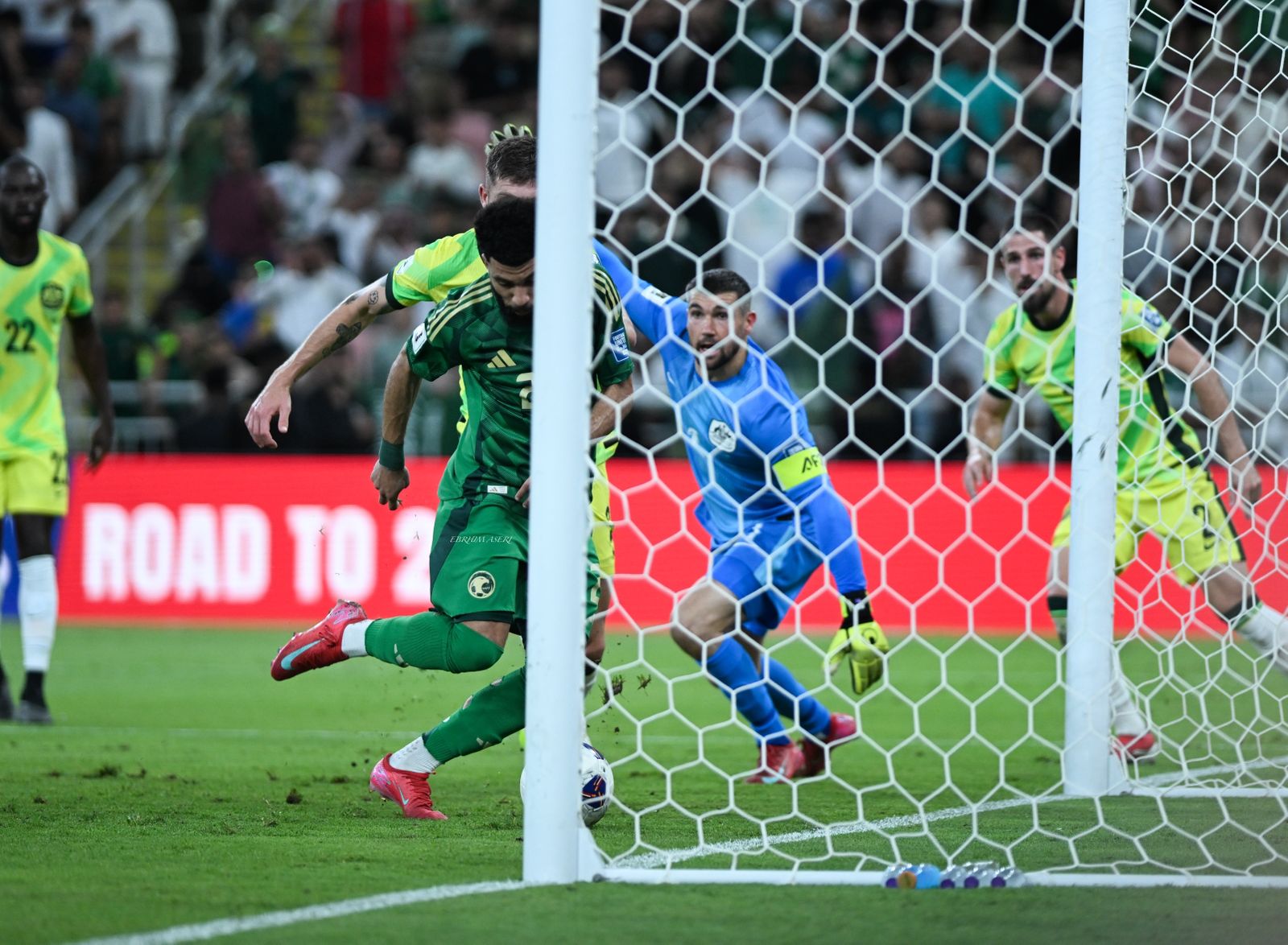 تصفيات كأس العالم 2026.. تعادل إيجابي بين السعودية وأستراليا بالشوط الأول