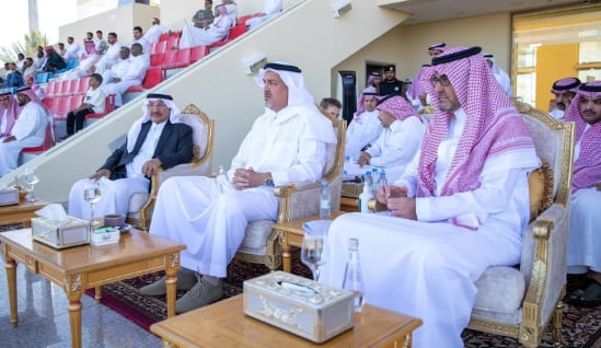 الأمير بندر بن خالد بن فيصل يشهد انطلاقة موسم سباقات الطائف 