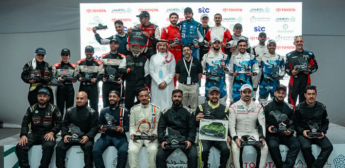 مأمون القباني بطل الجولة الثالثة لبطولة السعودية تويوتا صعود الهضبة 2025