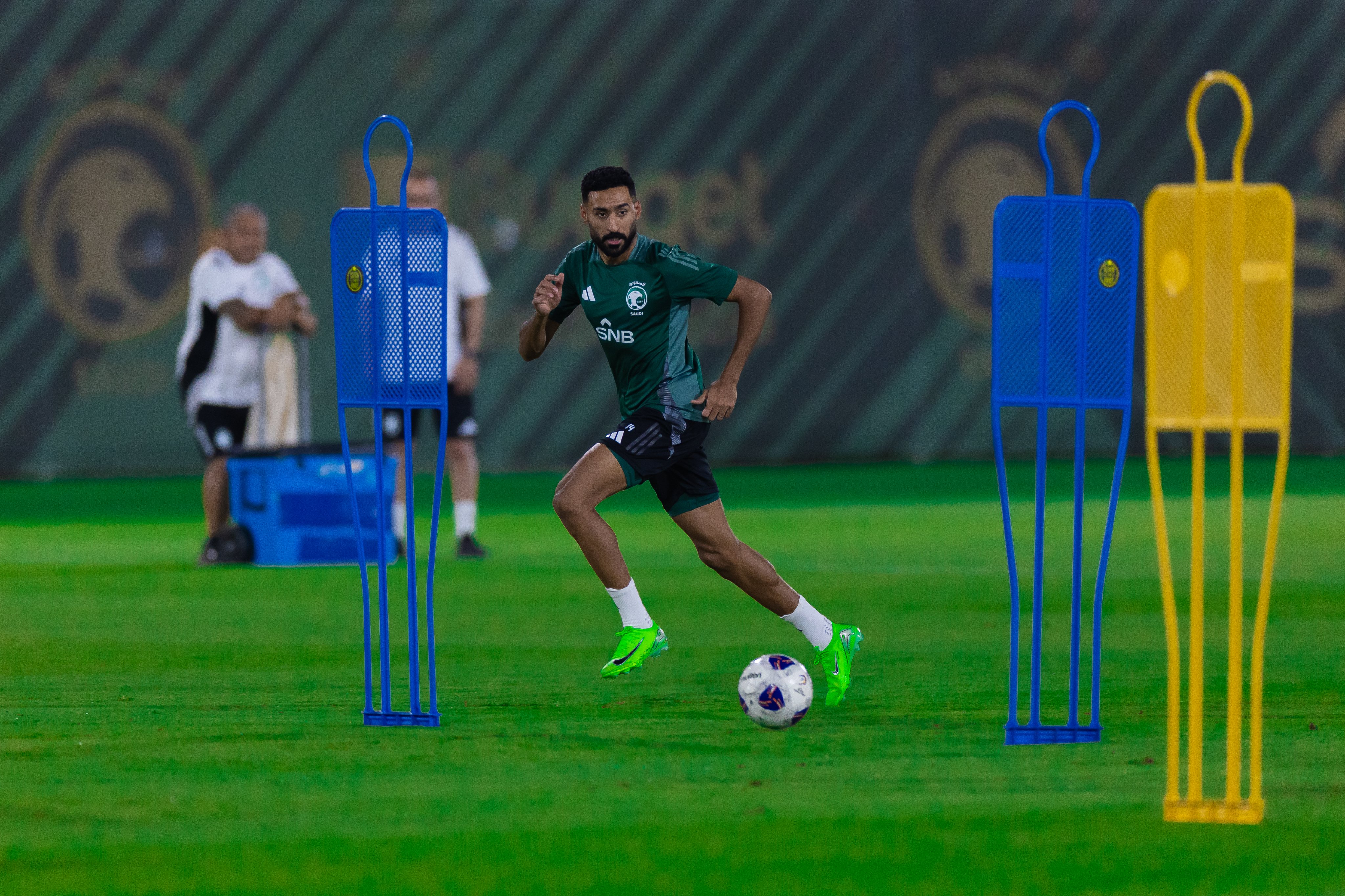 منتخب السعودية يرفع استعداده لمواجهة العراق في تصفيات كأس العالم