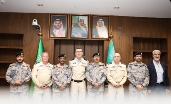وفد ألماني يزور المديرية العامة لحرس الحدود بالرياض