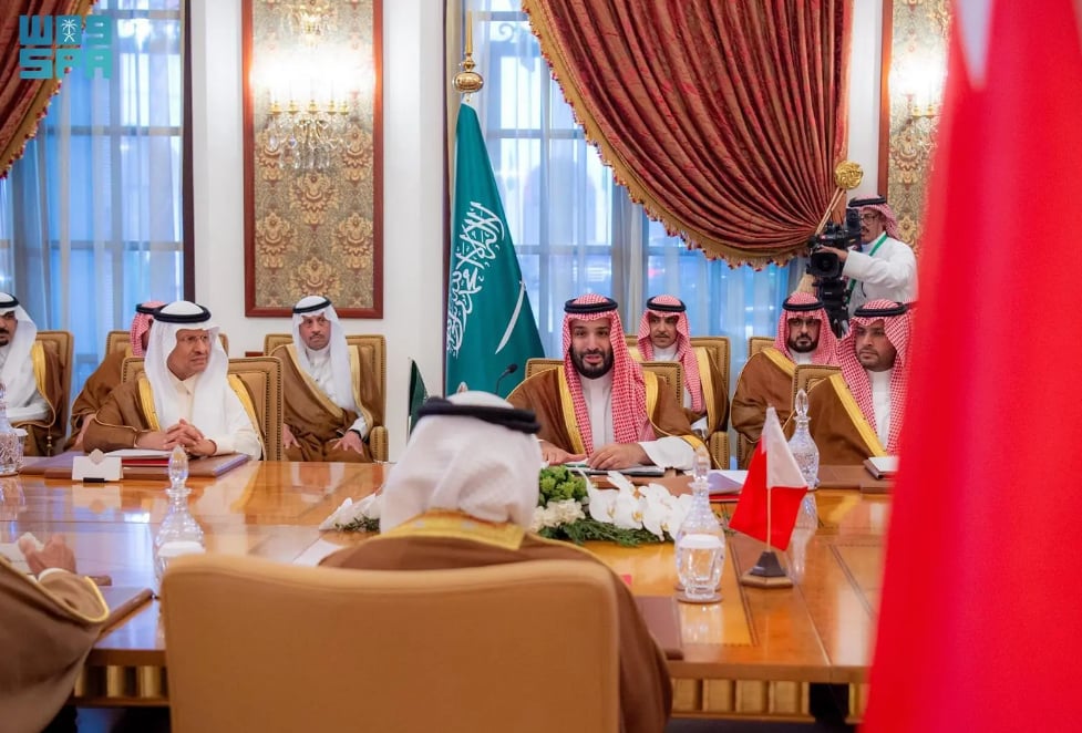 ولي العهد ونظيره البحريني يرأسان الاجتماع الرابع لمجلس التنسيق السعودي البحريني