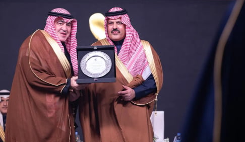 أمير حائل يرعى حفل جائزة «بصمة» في نسختها الثامنة